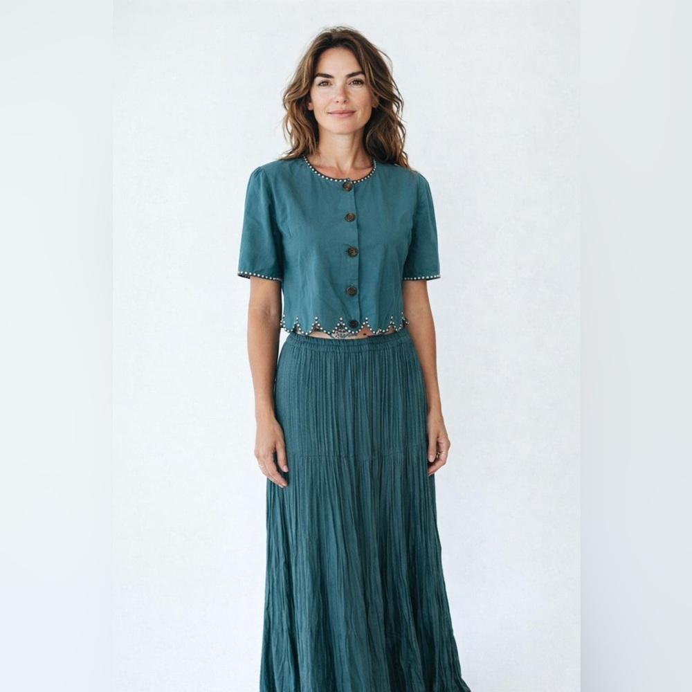 Double D Ranch Wear Top & Skirt Set